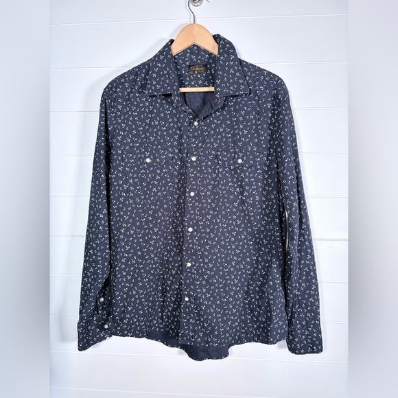 Level Ten Men's Navy Blue Casual Button Down Shirt XL - Picture 1 of 8